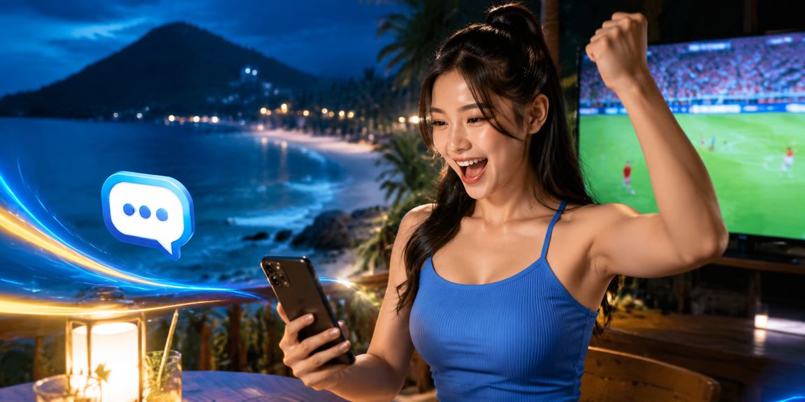 Người dùng tại Côn Đảo truy cập trang casino và đặt cược trên nn99 bên bãi biển