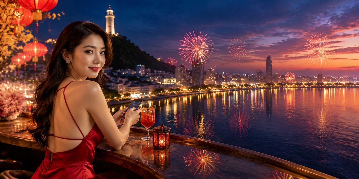 Người chơi tại Vũng Tàu đăng nhập tài khoản casino trực tuyến trên điện thoại di động trong không khí lễ hội